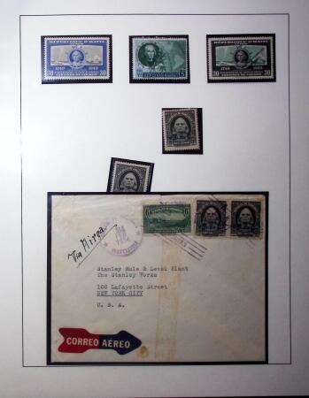 1929-52, Collection on the theme Columbus mounted on