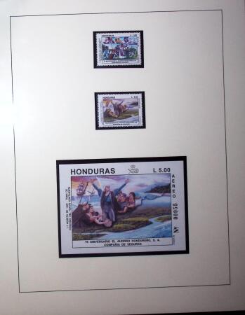 1929-52, Collection on the theme Columbus mounted on