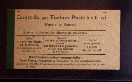 N° 137-C 9, 40 timbres à 0f.05 (avec mention "Loi