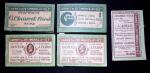 Lot de 5 carnets 10c semeuse vert - n°159 C1 - S26