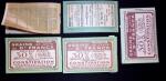 Lot de 5 carnets 10c semeuse vert - n°159 C1 - S26