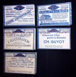Lot de 5 carnets : n°191 C1 30c rose S88 (2 couvertures