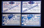 Lot de 4 carnets n°191-C 3 : S88 (2 dont un incomplet)