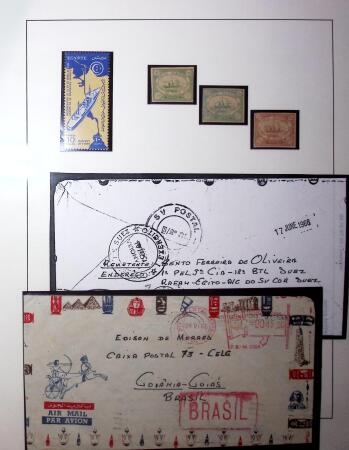 1868-1942 Small selection on seven album pages with