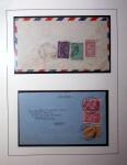 1868-1942 Small selection on seven album pages with
