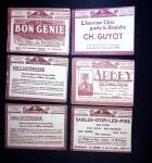 Lot de 6 carnets 40c semeuse vermillon n°194 C3 (S107E