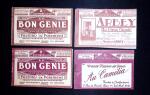 Lot de 4 carnets 40c semeuse vermillon n°194-C 6 (S107