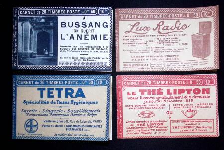 Lot de 4 carnets : n°199-C 21 Bussang - n°199-C 23