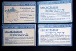 Lot de 4 carnets : n°199-C 30 (S155 N couverture Soieries