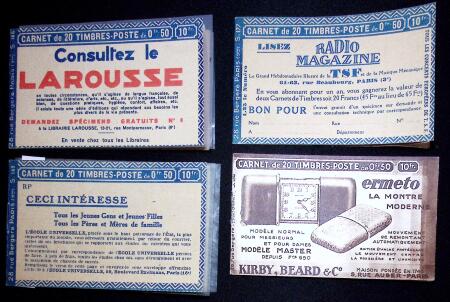 Lot de 4 carnets : n°199 C31 (S186 - couv Larousse)