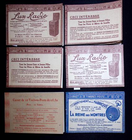 Lot de 6 carnets: n°199-C 46 (S158-E) - n°199-C 46