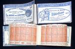 Lot de 4 carnets : n°199-C 50 (S234 - 6 ex avec adhérences)