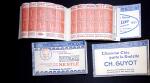 Lot de 4 carnets : n°199-C 50 (S234 - 6 ex avec adhérences)