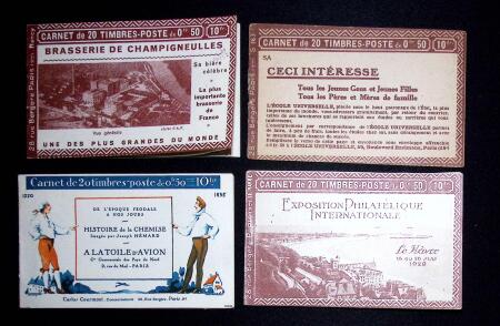 Lot de 4 carnets n°257, 50c Jeanne d'Arc : n°257-C