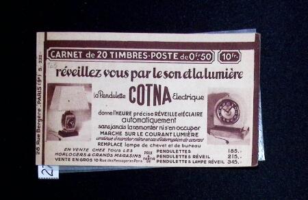 N° 272-C 15 (S232 - Pendulette Cotna). Rare et TB.