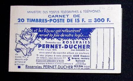 N° 886-C 6, sans n° de série. Couverture Roseraies