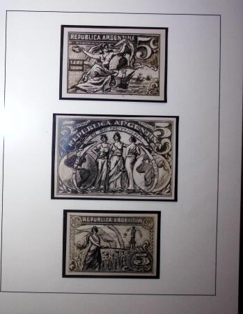 1929-64, Thematic collection on 10 album pages on the
