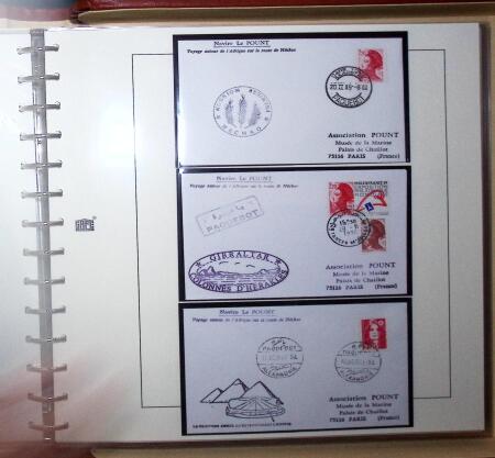 1904-91 Thème Exploration: Belle collection montée