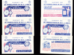 Lot de 18 carnets différents, 20F. Muller bleu (1011