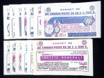Lot de 13 carnets différents, 25F. Muller rouge -