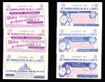 Lot de 13 carnets différents, 25F. Muller rouge -