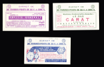 Lot de 13 carnets différents, 25F. Muller rouge -