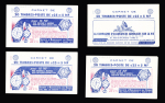 Lot de 7 carnets, n° 1263 25c Marianne de Decaris.