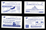 Série complète de 22 carnets 25c Marianne de Decaris