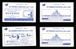 Série complète de 22 carnets 25c Marianne de Decaris