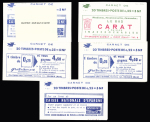 Série complète de 22 carnets 25c Marianne de Decaris