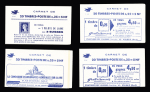 Ensemble de 22 carnets 25c Marianne de Decaris (S1-62