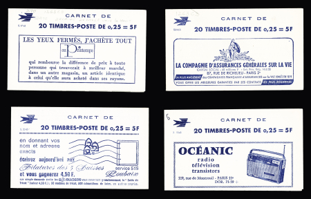 Ensemble de 20 carnets 25c Marianne de Decaris (S1-63