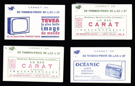 Ensemble de 20 carnets 25c Marianne de Decaris (S1-63