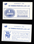 Ensemble complet de 10 carnets, n° 1354-B. 30c blason