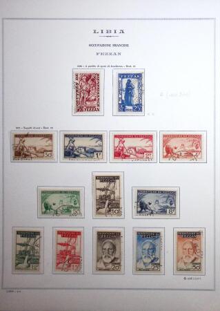 Lot de colonie Fezzan obl , du n° 43 à 67, PA 4 à