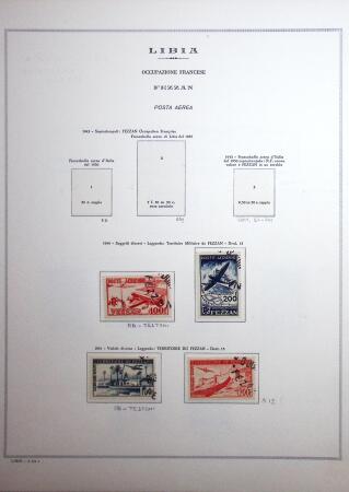 Lot de colonie Fezzan obl , du n° 43 à 67, PA 4 à