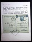 Carte postale, franchise militaire italienne, de 1924