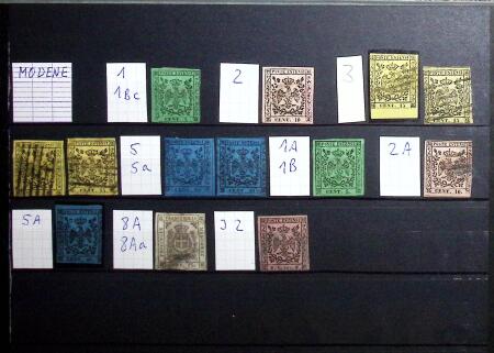 Mint & used stamps of Italian Sates : Tuscany, Naples,