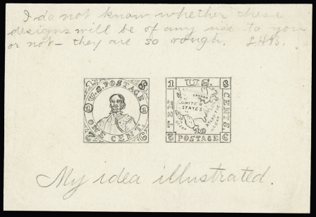 1893 Columbian Exposition Issue: Lyman H. Bagg, pencil