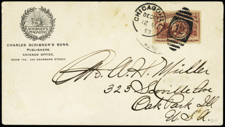 1893 Columbian Exposition Issue: $2 brown-red tied