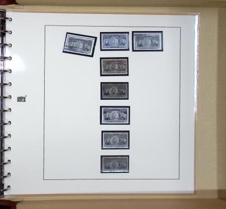 1893 Columbian Exposition Issue: Attractive balance