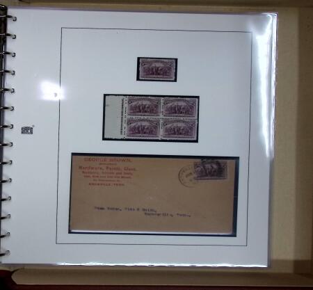 1893 Columbian Exposition Issue: Attractive balance