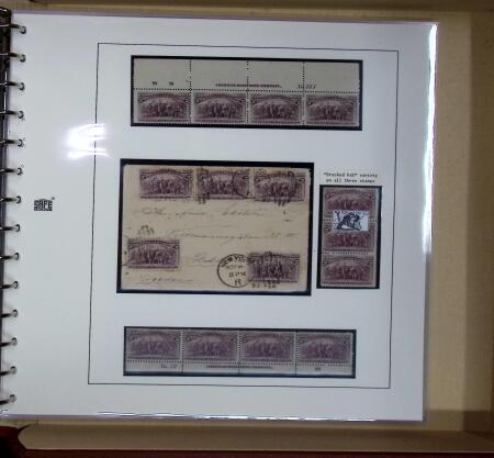 1893 Columbian Exposition Issue: Attractive balance