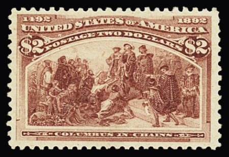 1893 Columbian Exposition Issue: Attractive balance