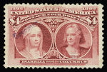 1893 Columbian Exposition Issue: Attractive balance