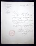 11 lettres et documents sur la Guerre de 1870 dont