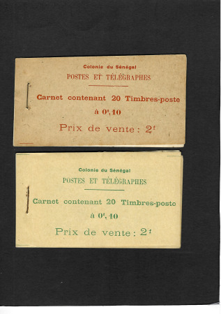 Lot de deux carnets : n° 57 et 73, tous deux en carnets
