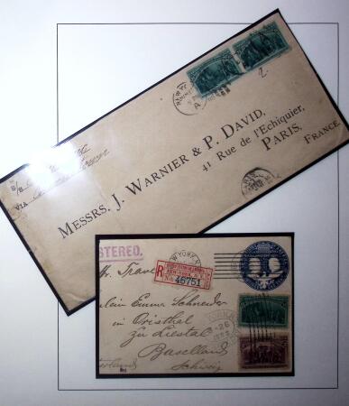 1893 Columbian Exposition Issue: Selection of 20 covers