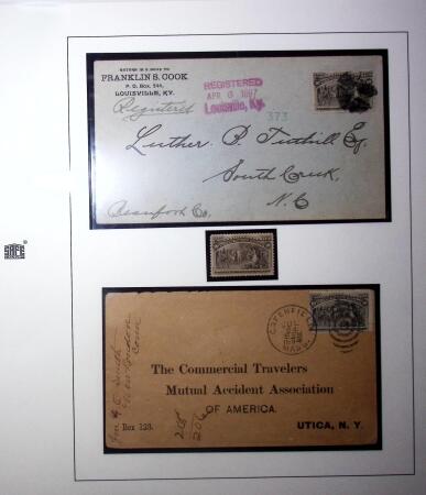 1893 Columbian Exposition Issue: Selection of 20 covers