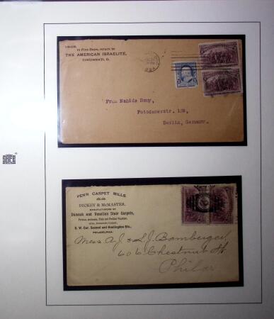 1893 Columbian Exposition Issue: Selection of 20 covers